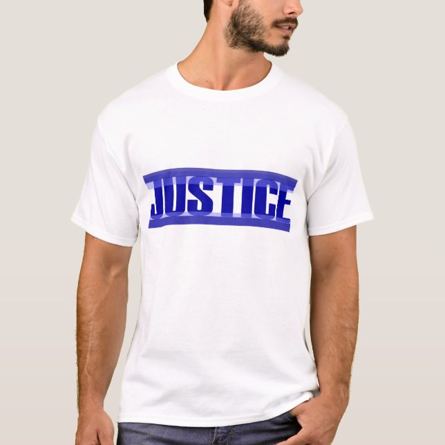 Justicia es solo camiseta (Anverso)