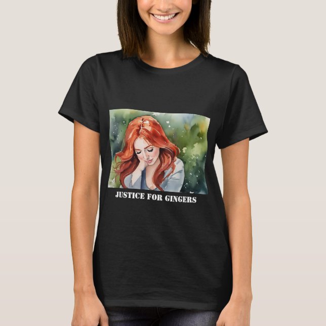 Justicia para las camisetas de Gingers (Anverso)