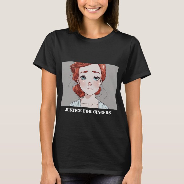 Justicia para las camisetas de Gingers (Anverso)