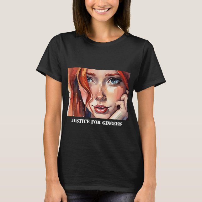 Justicia para las camisetas de Gingers (Anverso)