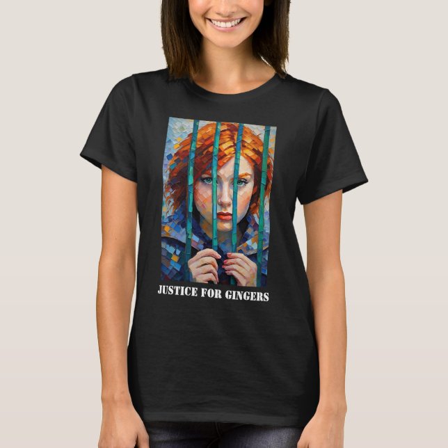 Justicia para las camisetas de Gingers (Anverso)