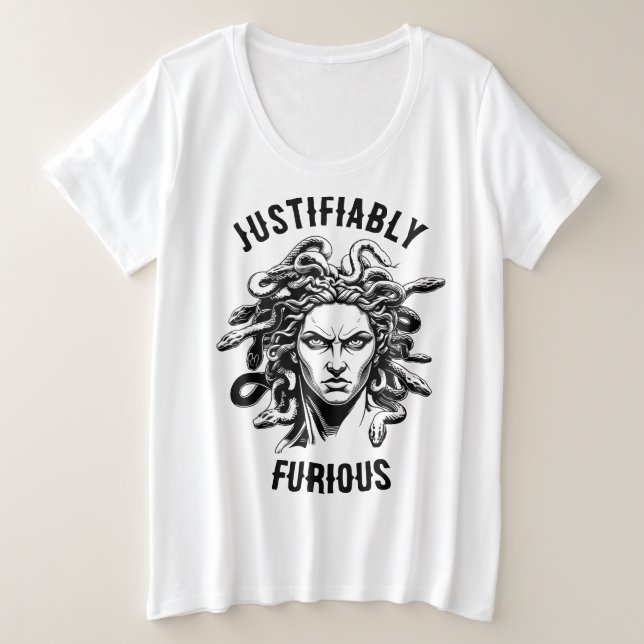 Justificadamente Furiosa feat. Medusa (Anverso del diseño)