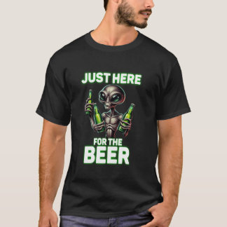 Justo Aquí Para La Cerveza Extranjera En La Camisa