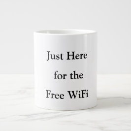 Justo aquí para los graciosos tazas WiFi gratis