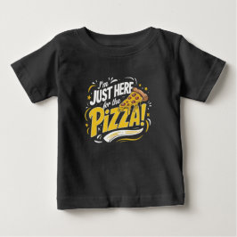 Justo aquí por la camiseta de la pizza | Gracioso