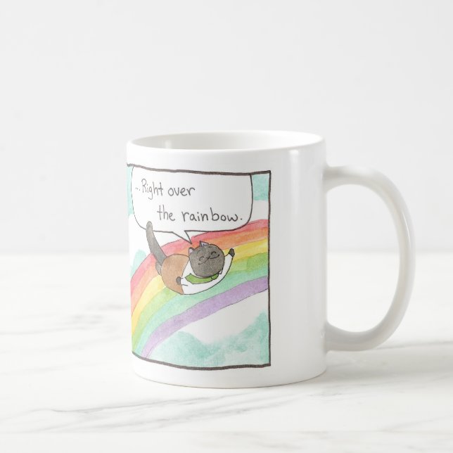Justo encima de la taza arco iris (Derecha)