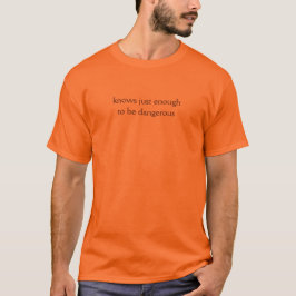 Justo lo suficiente para ser una camiseta de luz p