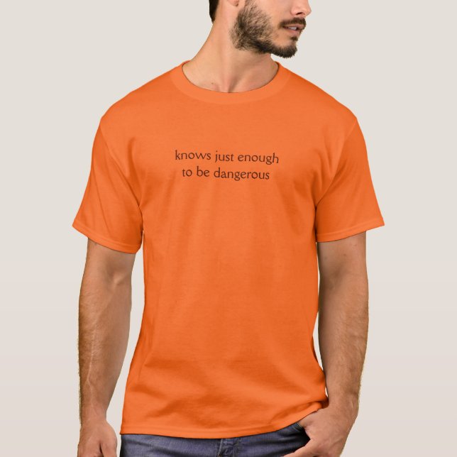 Justo lo suficiente para ser una camiseta de luz p (Anverso)