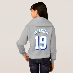 JUVENIL 603 Riptide Hoodie con nombre y número