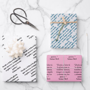 JW Español 2025 papel de ajuste de regalo de texto