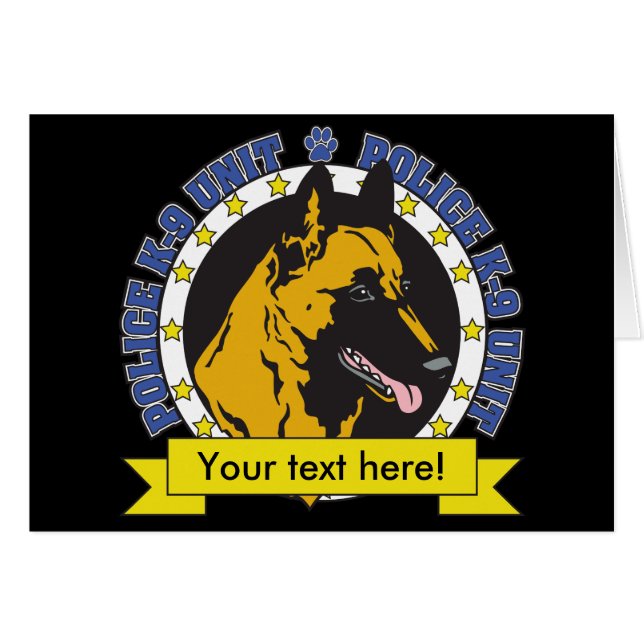 K9 belga Malinois (Anverso (Horizontal))