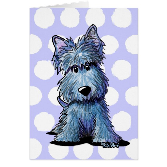 K9 Keanu Scottie Dog Card (Frente)