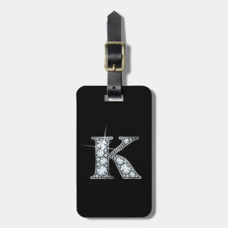 K "Diamond Bling" Etiqueta para Equipaje