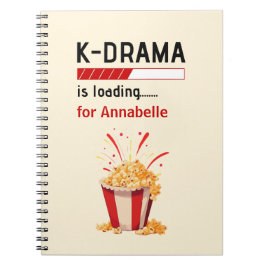 K-Drama está cargando Cuaderno Personalizado