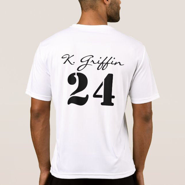 "K. Griffin #24" de Killosopher cupo la camiseta (Reverso)
