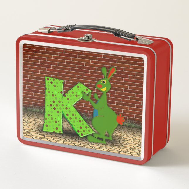 K Kangaroo Lunch Box (Anverso)
