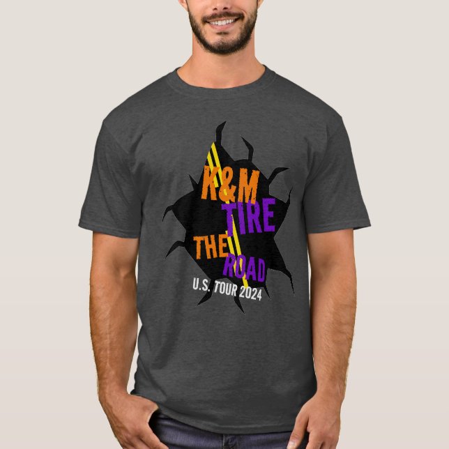 K&M U.S Tour 2024 Camiseta (Anverso)