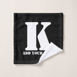 K Monograma Clásico Trendy Wedding Templa
