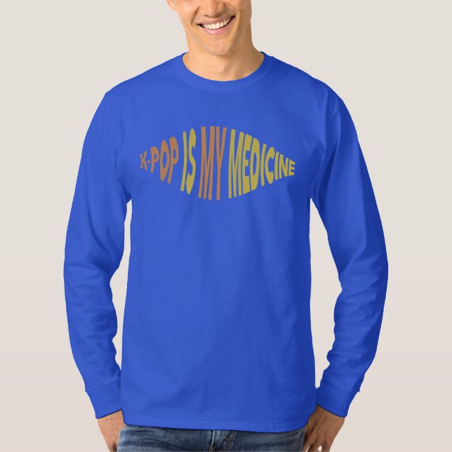 K-Pop es mi camiseta de manga larga de Medicina (Anverso)