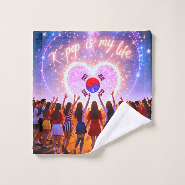 K-pop es mi vida cruzada por la galaxia (Toallita)