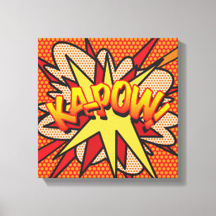 KA-POW Diversión Arte Pop de Cómic Moderno
