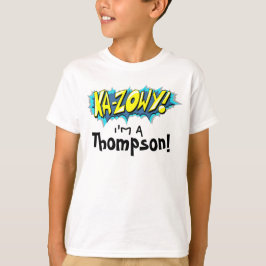 ¡Ka-Zowy del cómic del arte! Camisa del fiesta del