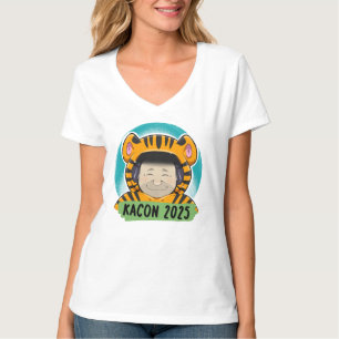 KACON 2025 camiseta oficial de cuello V