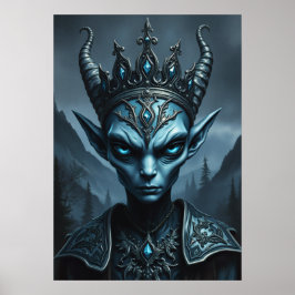 Kael'Thar el Rey del Vacío - Póster de Fantasía Os