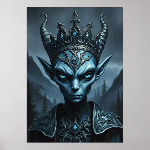 Kael'Thar el Rey del Vacío - Póster de Fantasía Os