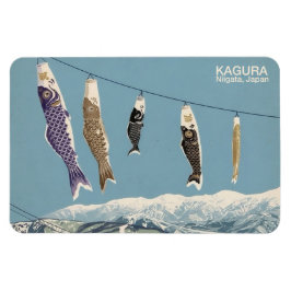 Kagura かぐら Niigata 新潟 1 - Imán para nevera