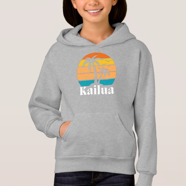 Kailua Retro Vintage Hoodie (Anverso)