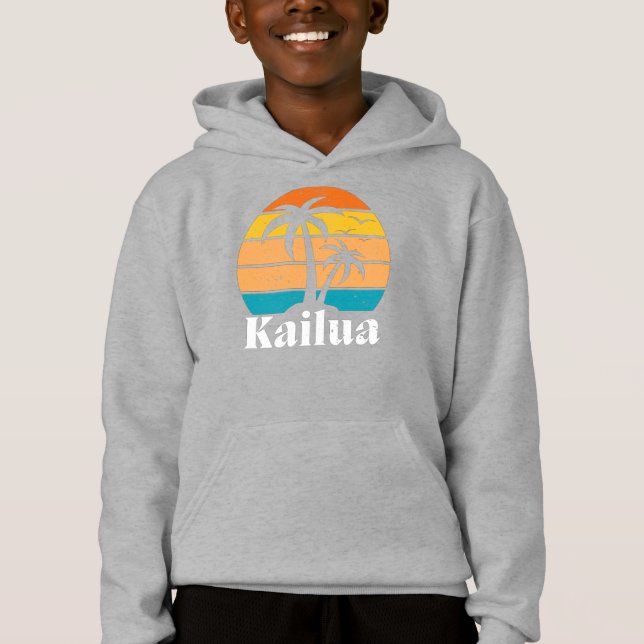 Kailua Retro Vintage Hoodie (Anverso)