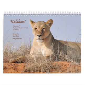 ¡Kalahari! Mamíferos del calendario de Kgalagadi