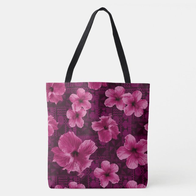 Kalalau Tapa Bolsa Tropical Hawaiana Hibiscus Beac (Anverso)