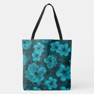 Kalalau Tapa Bolsa Tropical Hawaiana Hibiscus Beac