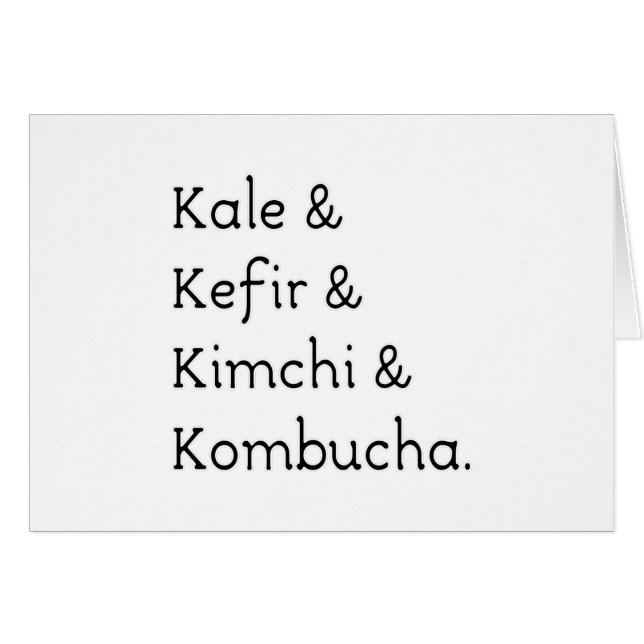 Kale Kefir Kimchi Kombucha (Anverso (Horizontal))