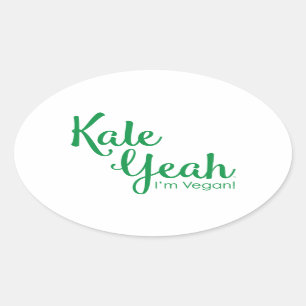 Kale Sí, soy Vegan Pegatina