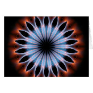 Kaleidoscopio con llamas de fuego