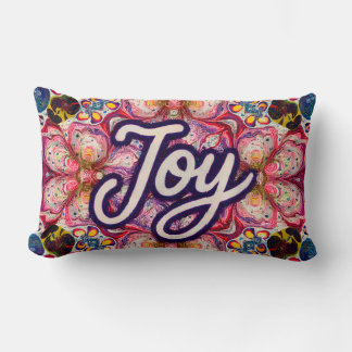 Kaleidoscopio de Alegría – Almohada de Arte Floral