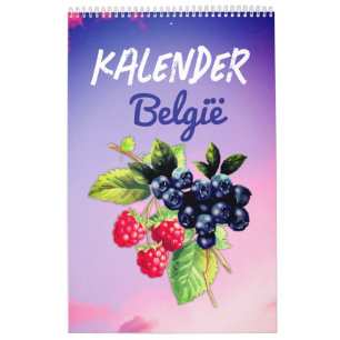 Kalender België Calendario de Bélgica 2026 en ho