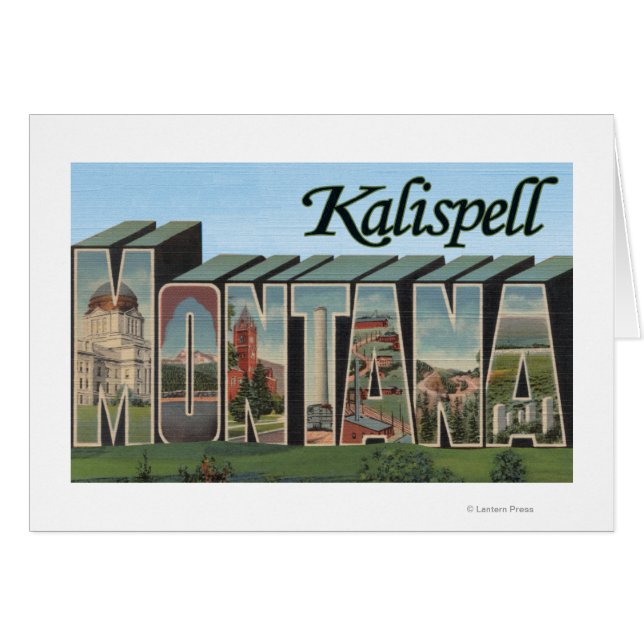 Kalispell, Montana - Escenas de letras grandes (Anverso (Horizontal))