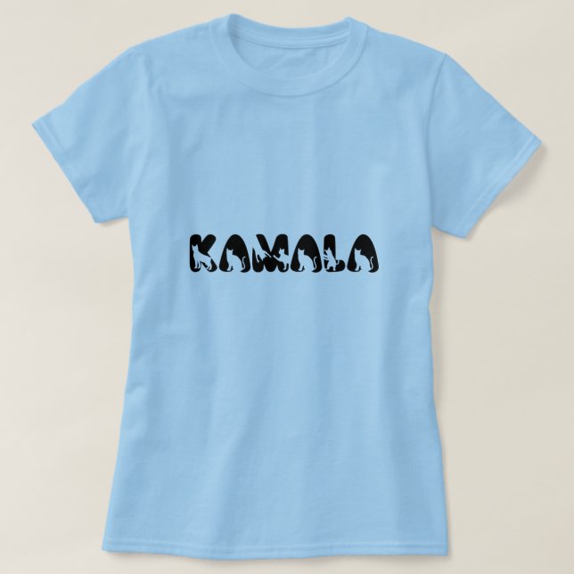 Kamala canta camiseta básica femenina (Diseño del anverso)