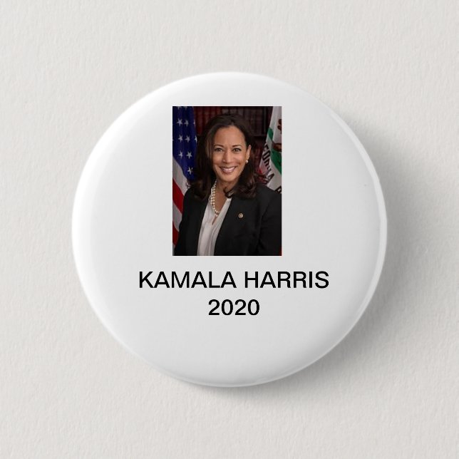 Kamala Corris para el botón Presidente 2020 (Anverso)