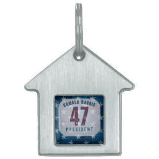 Kamala Harris 47° presidente. Placa para mascotas