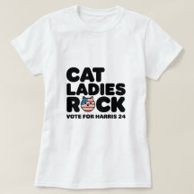 ¡KAMALA HARRIS CAT LADIES ROCK! camiseta