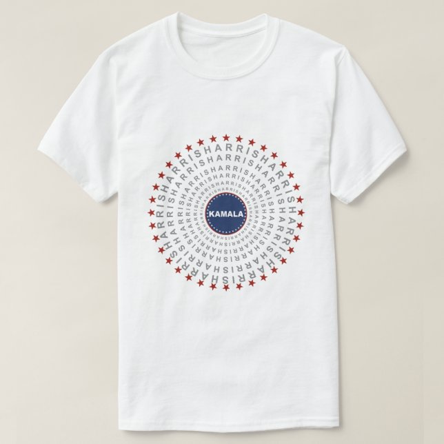 KAMALA HARRIS Ecos de cambio en la camiseta mascul (Diseño del anverso)