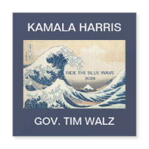 KAMALA HARRIS EN LA OLA AZUL 2024
