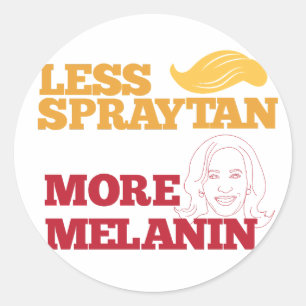 Kamala Harris, Pegatina anti Trump en las eleccion