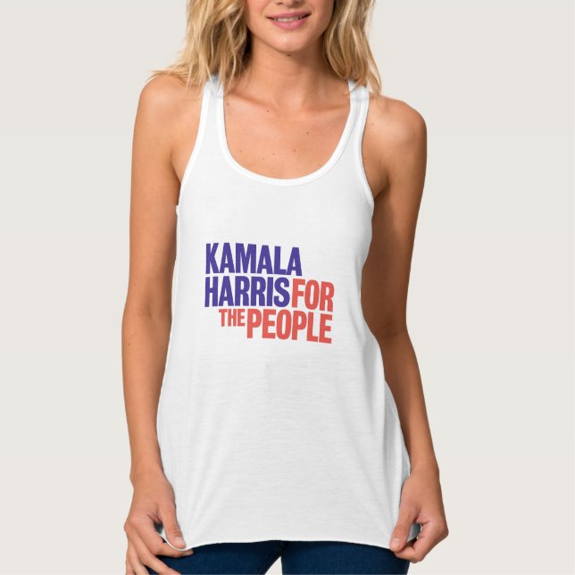 Kamala Harris por el top del tanque de camisetas p (Anverso)