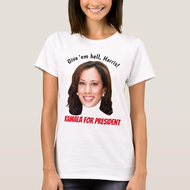 Kamala Harris por la camiseta del presidente 2024 (Anverso)